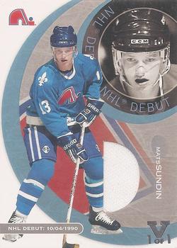 2015-16 In The Game Final Vault - 2002-03 Be A Player First Edition - NHL Debut Jerseys (Silver Vault Stamp) #ND-4 Mats Sundin Front