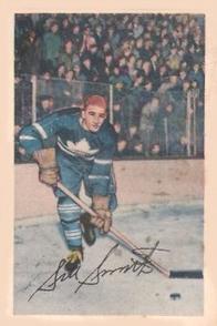 1952-53 Parkhurst #45 Sid Smith Front
