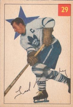 1954-55 Parkhurst #29 Ted Kennedy Front