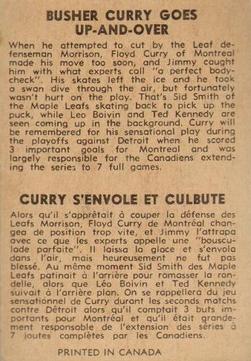 1954-55 Parkhurst #89 Floyd Curry Back