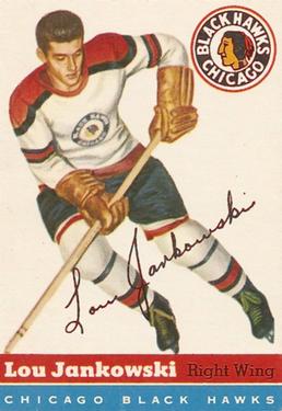 1954-55 Topps #28 Lou Jankowski Front