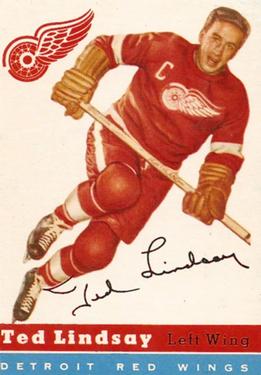 1954-55 Topps #51 Ted Lindsay Front