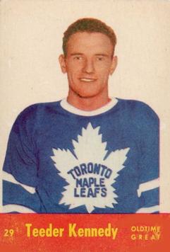 1955-56 Parkhurst #29 Teeder Kennedy Front