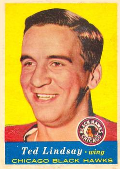 1957-58 Topps #21 Ted Lindsay Front