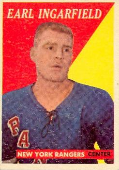 1958-59 Topps #18 Earl Ingarfield Front