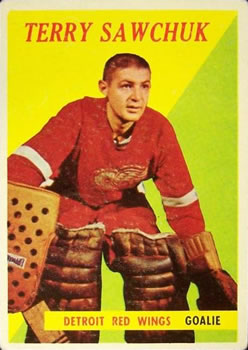 1958-59 Topps #2 Terry Sawchuk Front