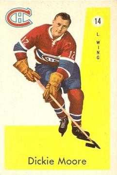 1959-60 Parkhurst #14 Dickie Moore Front