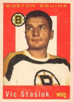 1959-60 Topps #14 Vic Stasiuk Front