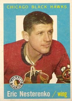 1959-60 Topps #1 Eric Nesterenko Front