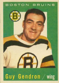 1959-60 Topps #24 Jean-Guy Gendron Front