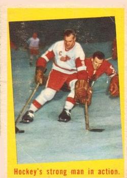 1959-60 Topps #48 Hockey's strong man in action Front