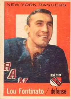 1959-60 Topps #5 Lou Fontinato Front