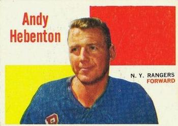 1960-61 Topps #42 Andy Hebenton Front
