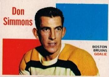 1960-61 Topps #43 Don Simmons Front