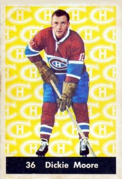 1961-62 Parkhurst #36 Dickie Moore Front