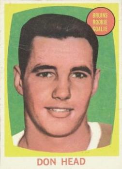 1961-62 Topps #17 Don Head Front