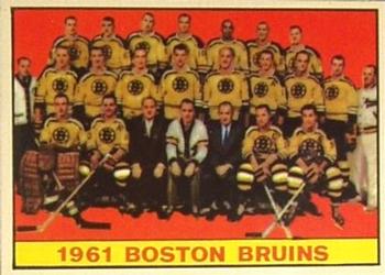 1961-62 Topps #20 Boston Bruins Front