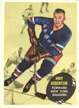1961-62 Topps #55 Andy Hebenton Front