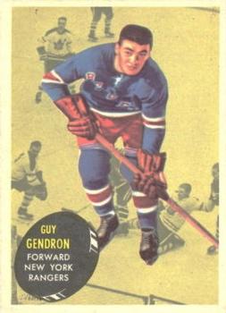 1961-62 Topps #57 Jean-Guy Gendron Front