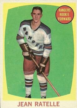 1961-62 Topps #60 Jean Ratelle Front