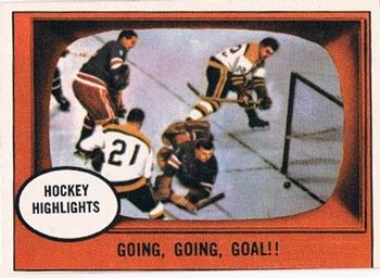 1961-62 Topps #64 Going, Going, Goal!! Front