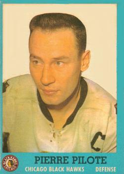 1962-63 Topps #28 Pierre Pilote Front