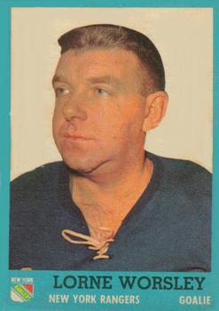 1962-63 Topps #45 Lorne Worsley Front