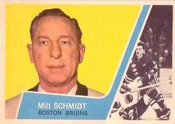 1963-64 Topps #1 Milt Schmidt Front