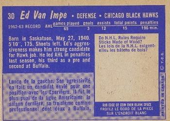 1963-64 Topps #30 Ed Van Impe Back