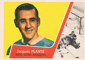 1963-64 Topps #45 Jacques Plante Front