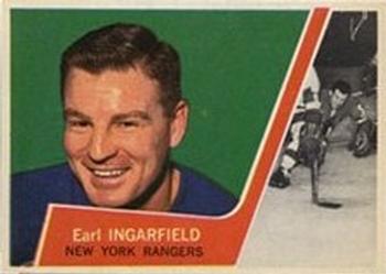 1963-64 Topps #55 Earl Ingarfield Front