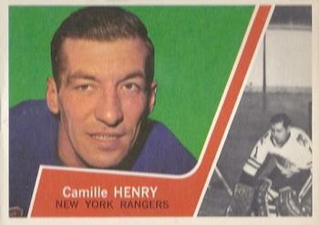 1963-64 Topps #56 Camille Henry Front
