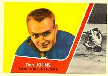 1963-64 Topps #64 Don Johns Front