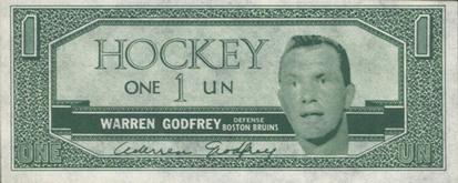 1962-63 Topps - Hockey Bucks #NNO Warren Godfrey  Front