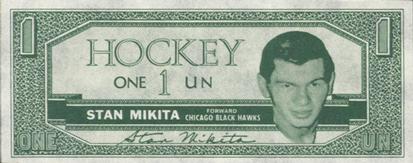 1962-63 Topps - Hockey Bucks #NNO Stan Mikita  Front