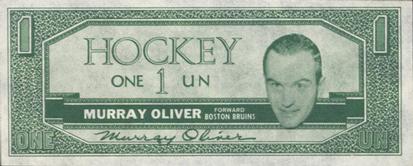 1962-63 Topps - Hockey Bucks #NNO Murray Oliver  Front