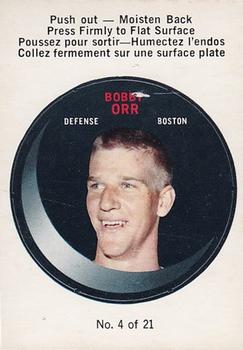 1968-69 O-Pee-Chee - Puck Stickers #4 Bobby Orr  Front