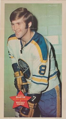 1971-72 O-Pee-Chee Posters #6 Richard Martin Front