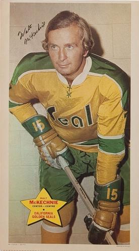 1971-72 O-Pee-Chee Posters #17 Walt McKechnie  Front