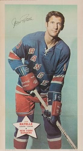 1971-72 O-Pee-Chee Posters #19 Jean Ratelle  Front