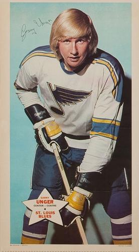 1971-72 O-Pee-Chee Posters #20 Garry Unger  Front