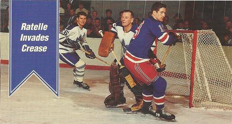 1994-95 Parkhurst Tall Boys 1964-65 #152 Ratelle Invades Crease Front