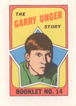 1971-72 Topps - Booklets #14 Garry Unger Front