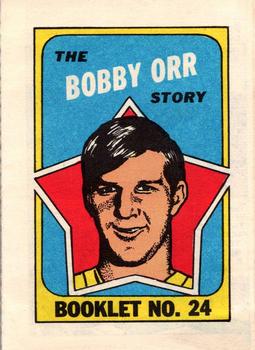 1971-72 Topps - Booklets #24 Bobby Orr Front