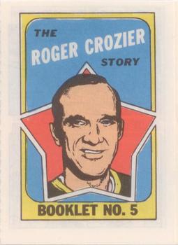 1971-72 Topps - Booklets #5 Roger Crozier  Front
