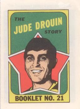 1971-72 Topps - Booklets #21 Jude Drouin  Front
