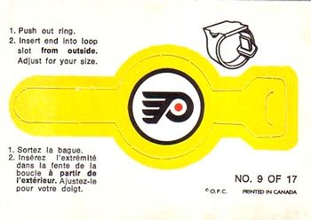 1973-74 O-Pee-Chee - Team Crest Rings #9 Philadelphia Flyers  Front