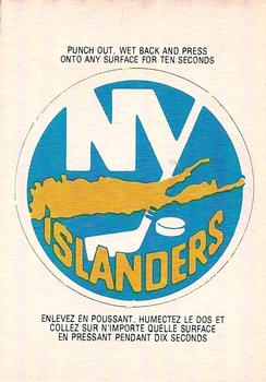 1973-74 O-Pee-Chee - Team Crests #NNO New York Islanders  Front
