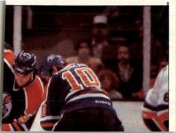1981-82 O-Pee-Chee Stickers #8 Oilers vs. Islanders  Front