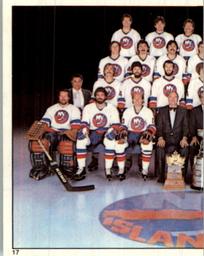 1981-82 O-Pee-Chee Stickers #17 Stanley Cup Winner 1980-81  Front